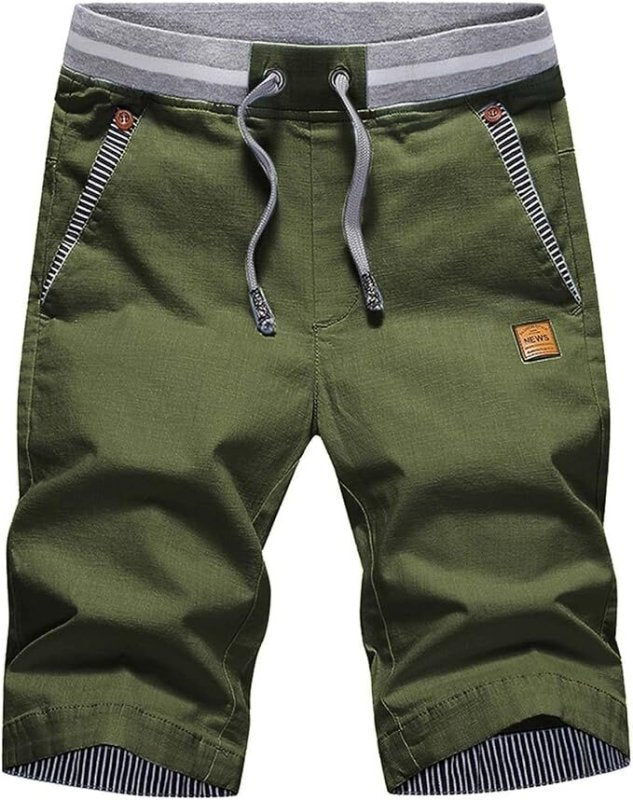 Men's Knee Length Drawstring Shorts