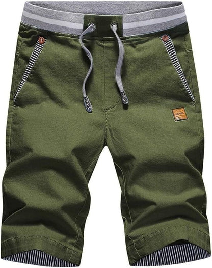 Men's Knee Length Drawstring Shorts