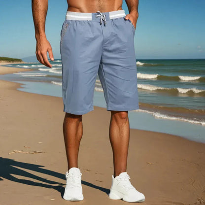 Men's Knee Length Drawstring Shorts