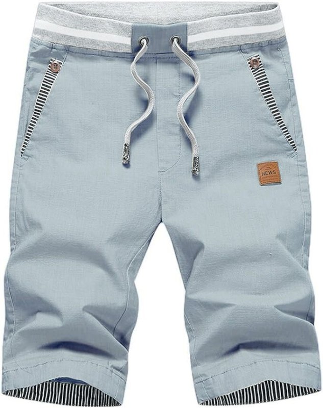 Men's Knee Length Drawstring Shorts