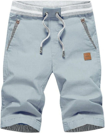 Men's Knee Length Drawstring Shorts