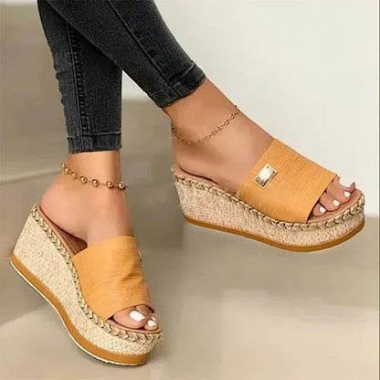 Women's Orthopedic Wedge Sandals Heather - Vonnera