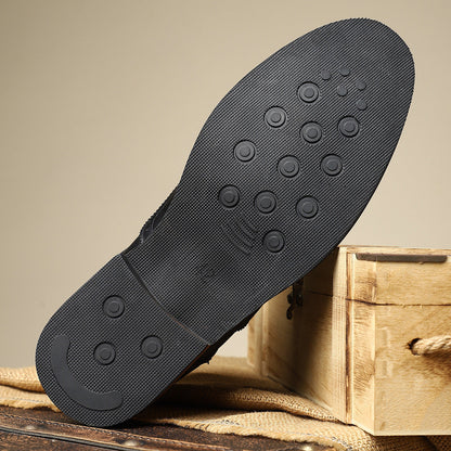 Image of Hector | Men's Wingtip Lace-Up Ankle Boots