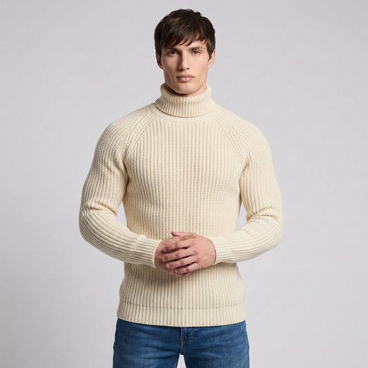 Men's Knit Turtleneck Winter Sweater - Vonnera