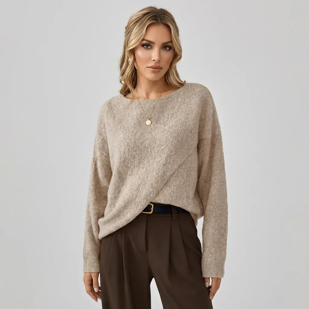 Women's Oversized Batwing Sweater - Vonnera
