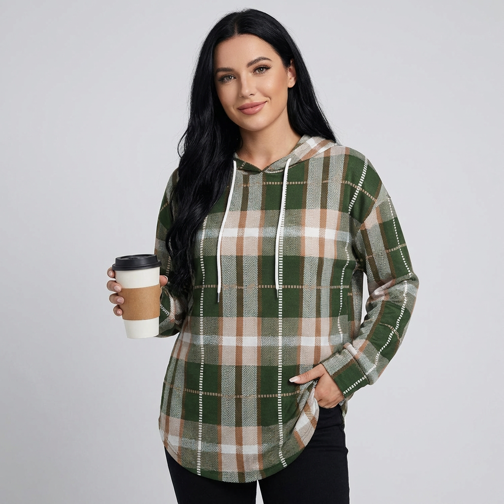 Women's Long Sleeve Crew Neck Sweatshirt - Vonnera