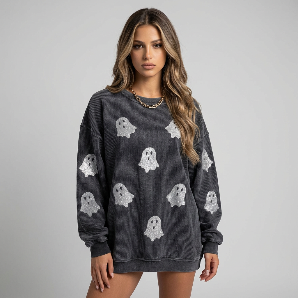 Women's Oversized Crewneck Sweatshirt - Vonnera