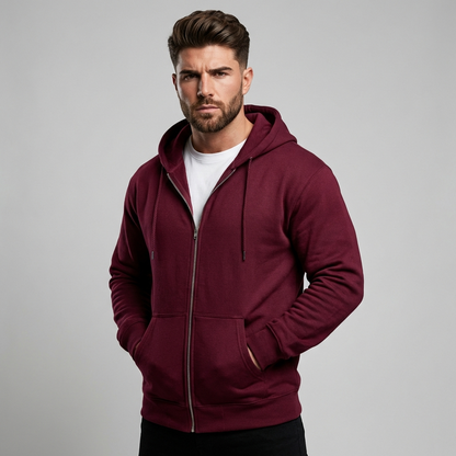 Men's Full Zip Hooded Sweatshirt - Vonnera