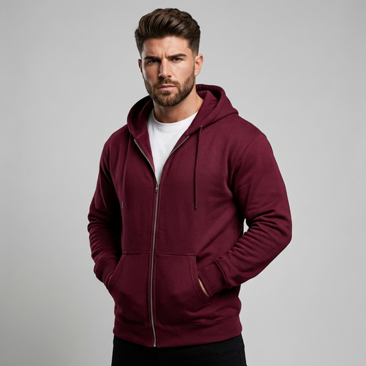 Men's Full Zip Hooded Sweatshirt - Vonnera