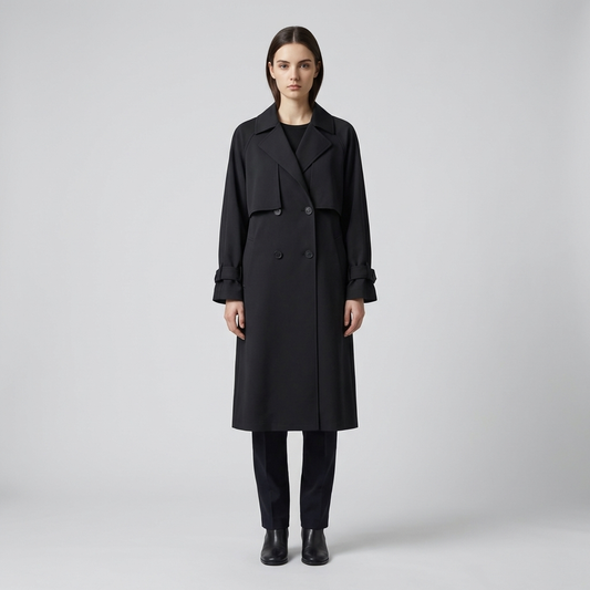 Women's Trench Coat Long - Vonnera