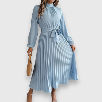 Women's High Neck Midi Dress - Vonnera