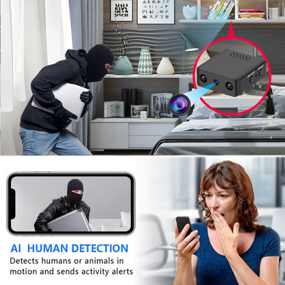WiFi Mini Security Camera Night Vision Audio