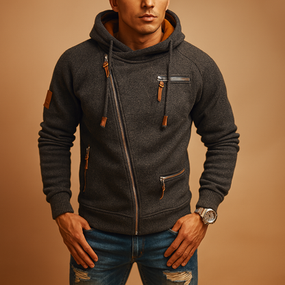 Men's Hooded Zip Vest - Vonnera