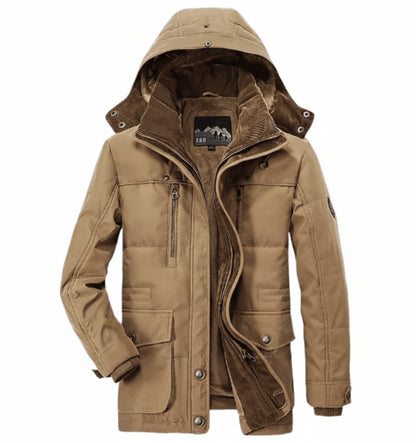 Men's Military Hooded Winter Jacket - Vonnera