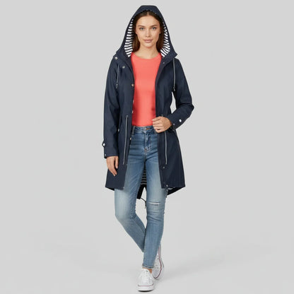 Women's Hooded Rain Jacket - Vonnera