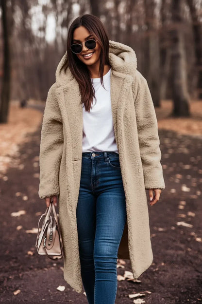 Women's Hooded Teddy Bear Coat - Vonnera