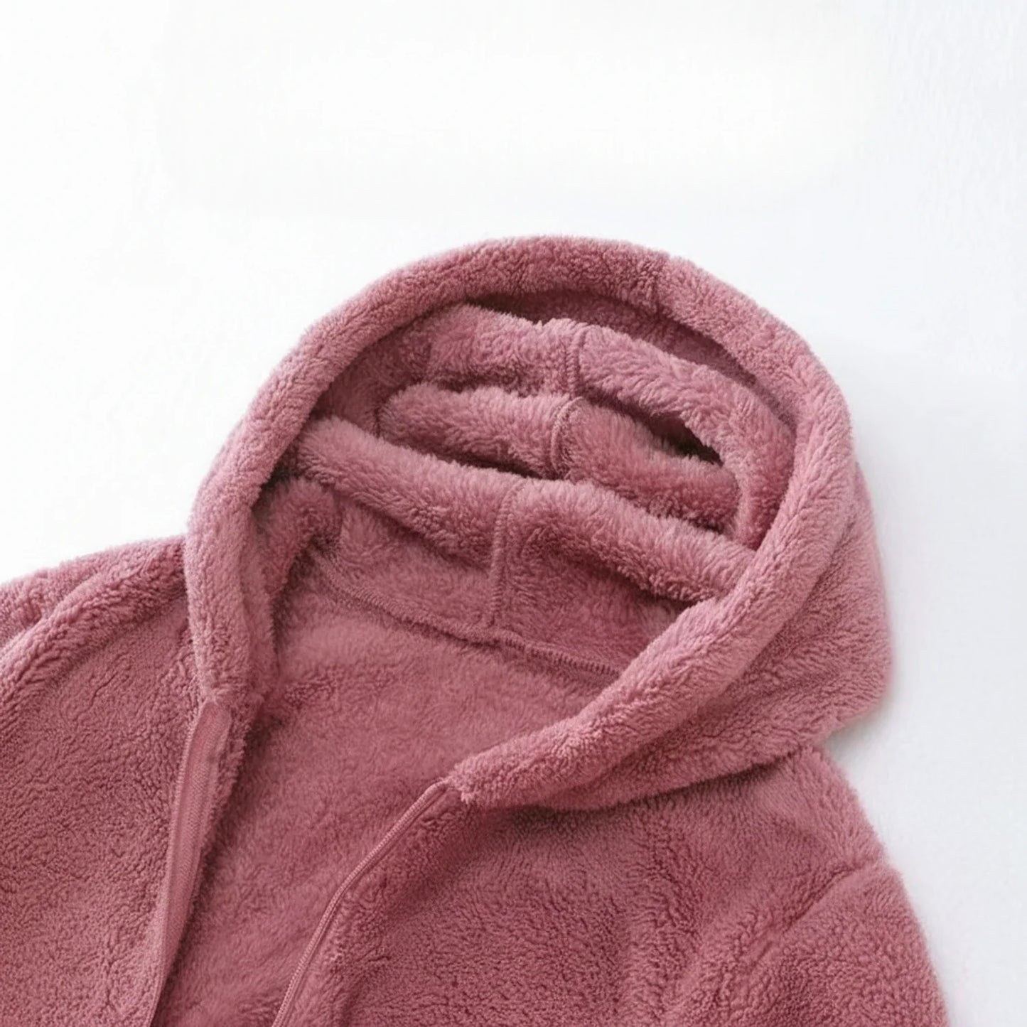 Women's Hooded Fleece Jacket Warm