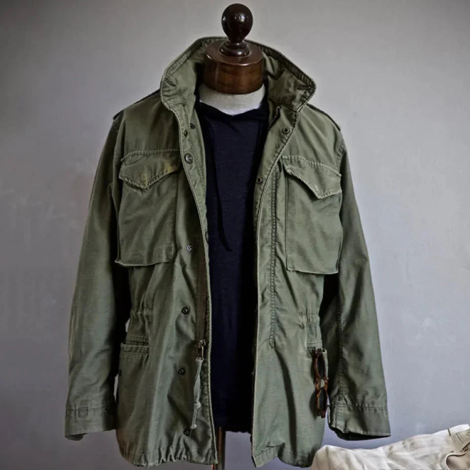 Men's Military Utility Jacket Cotton - Vonnera