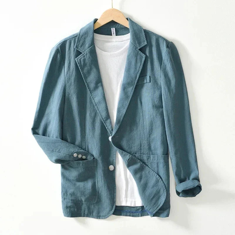 Luminara Women's Linen Blazer - Vonnera