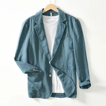 Luminara Women's Linen Blazer - Vonnera