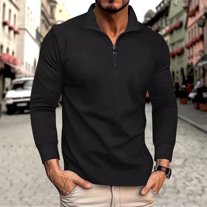 Ike Men's Long Sleeve Polo Shirt - Vonnera