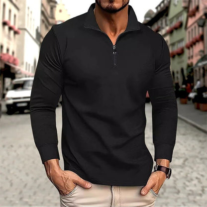 Ike Men's Long Sleeve Polo Shirt - Vonnera