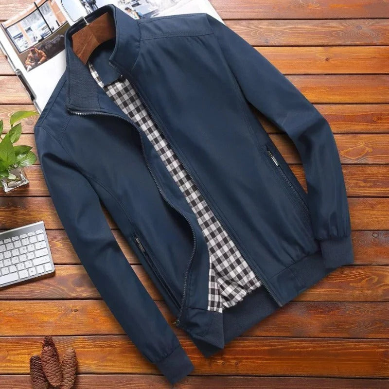 Men's Wind-Resistant Summer Jacket Structured Fit - Vonnera