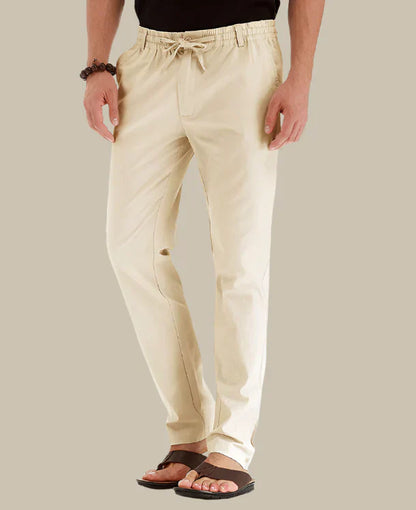 Men's Summer Pants Elastic Waistband Casual