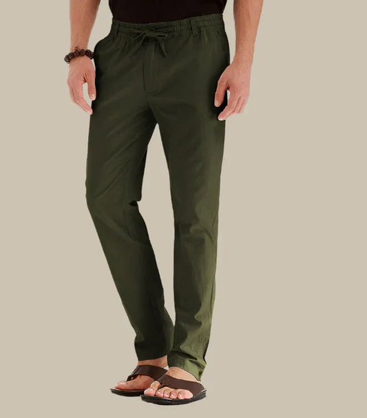 Men's Summer Pants Elastic Waistband Casual - Vonnera