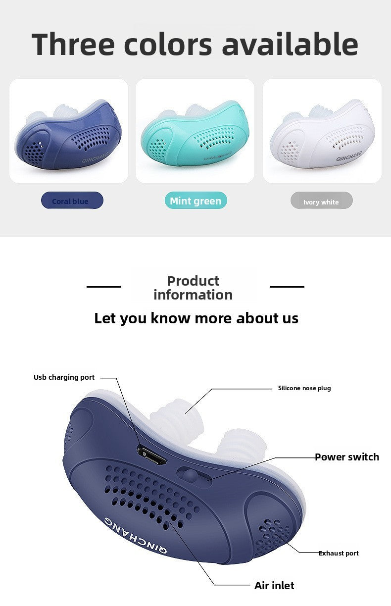 Snore Reducing Device For Quiet Sleep