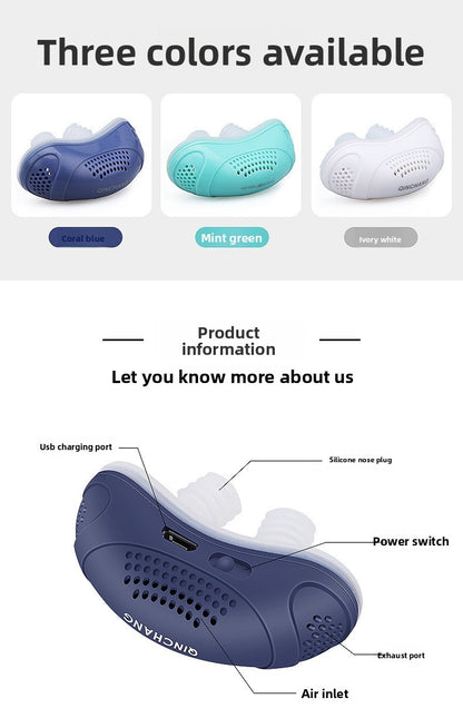 Snore Reducing Device For Quiet Sleep