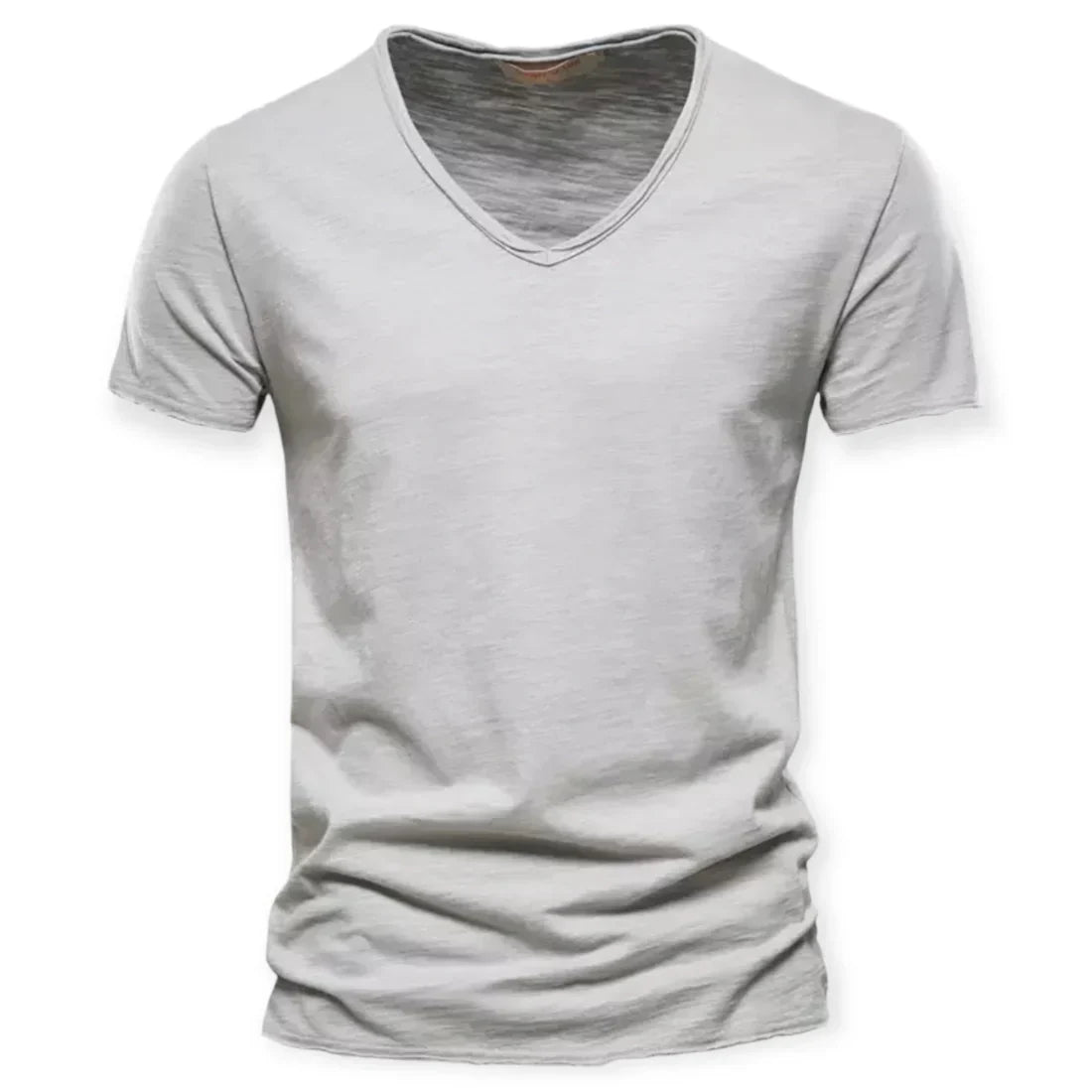 Men's V-Neck T-Shirt Cotton Casual