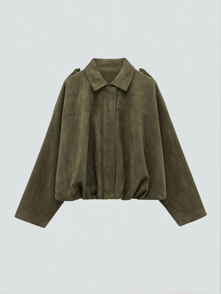 Premium Women's Suede Jacket: Stylish, Versatile, Comfortable, Timeless Fashion Outerwear