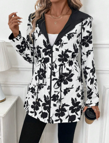 Reversible Leopard Print Coat