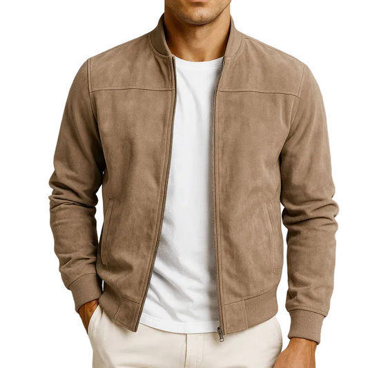Castello Men's Classic Bomber Jacket - Vonnera