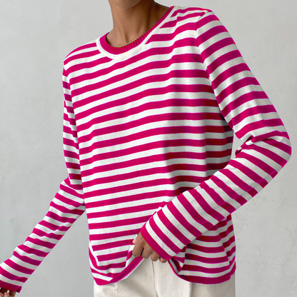 Elegant Striped Summer T-Shirt