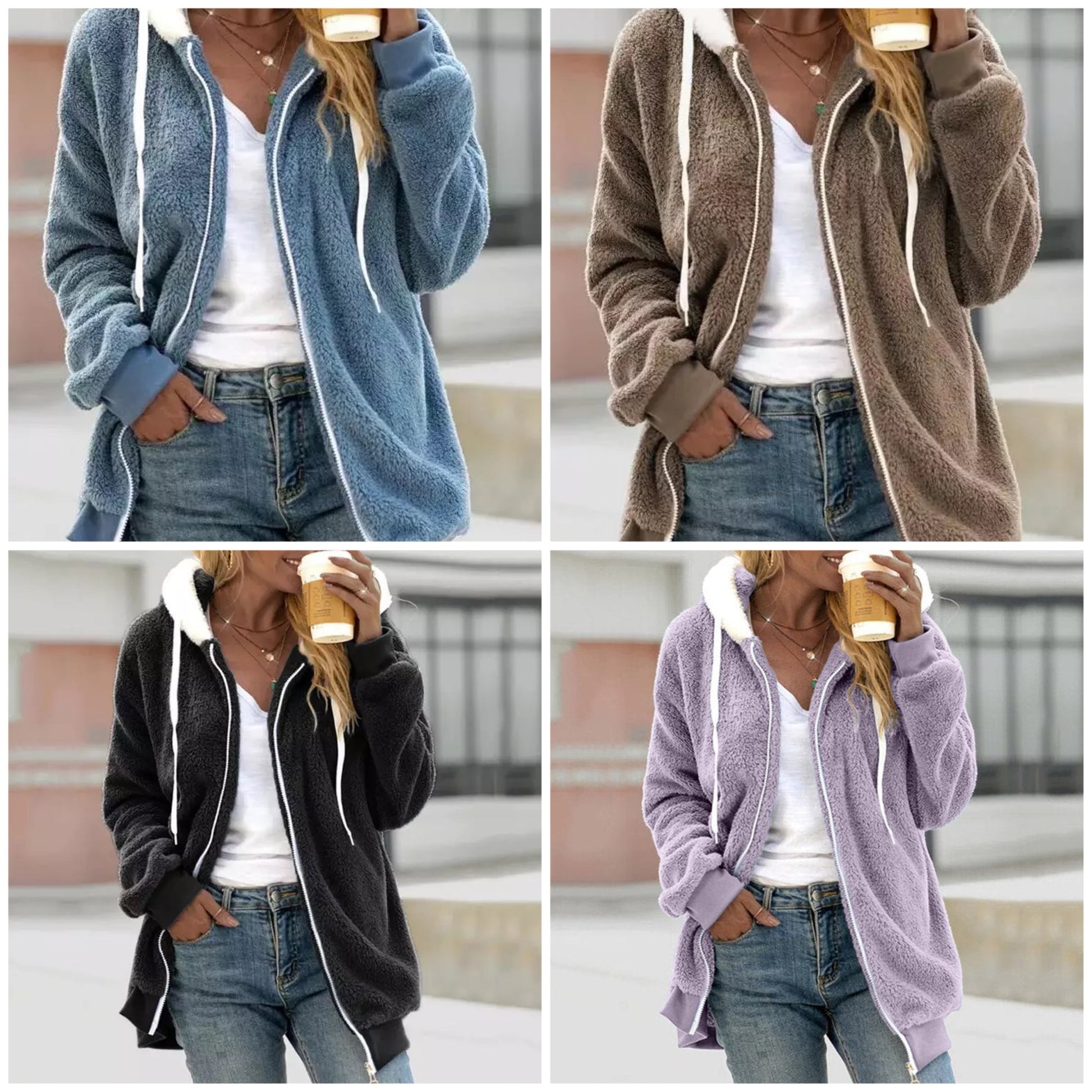 Plush Casual Sweatshirt - Vonnera