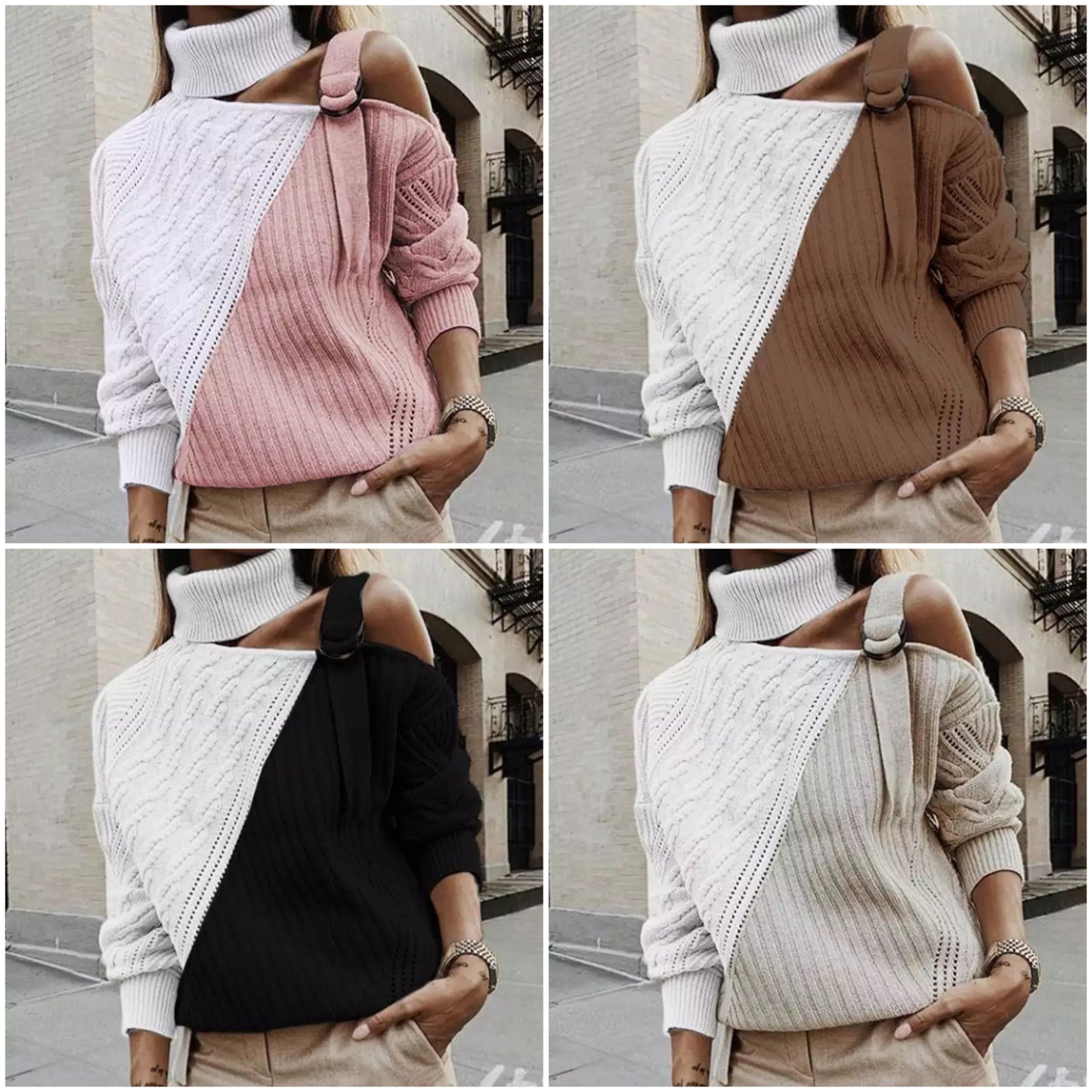 Turtleneck Short Sweater - Vonnera