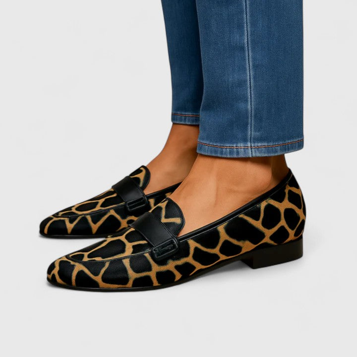 Women's Animal Print Loafers - Vonnera