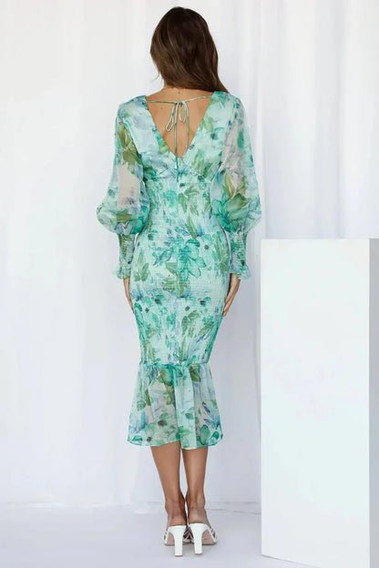 Julia | Women's Wedding Guest Floral Dress Evening