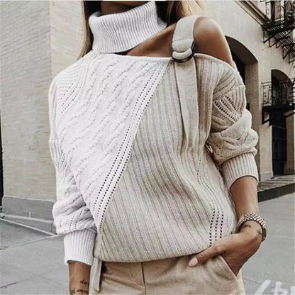 Turtleneck Short Sweater