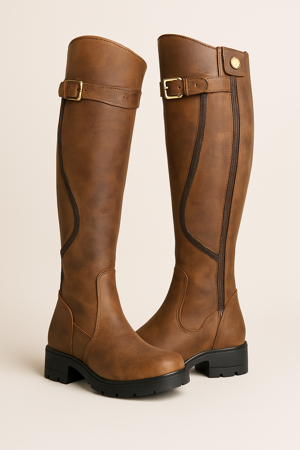 Women's Knee High Flat Boots - Vonnera
