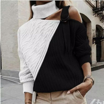 Turtleneck Short Sweater