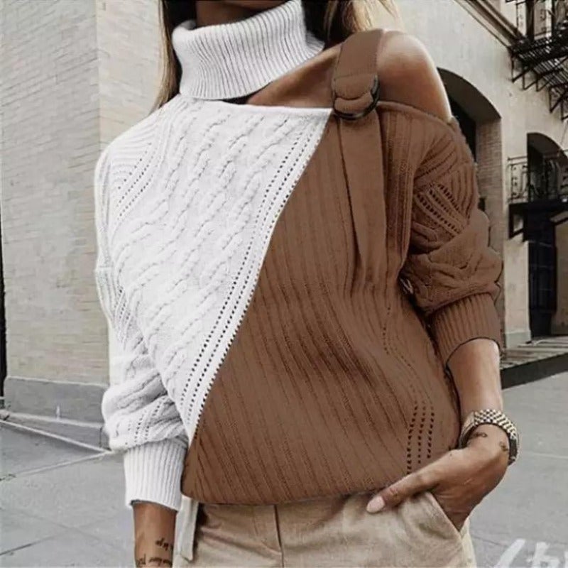 Turtleneck Short Sweater