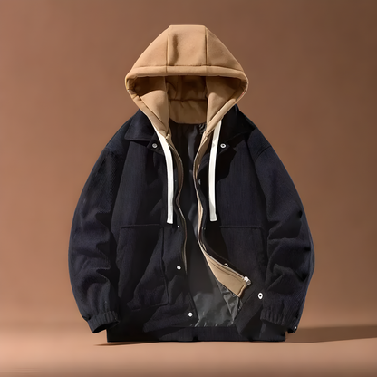 Corduroy Hooded Jacket - Vonnera