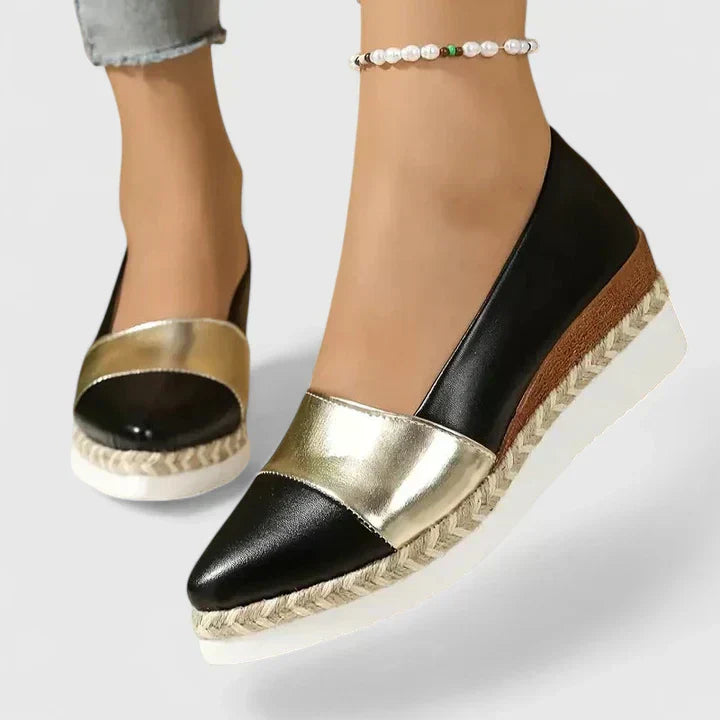 Women's Wedge Sandals Structured Slip-On