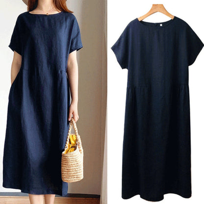 Women's Elegant Short Sleeve Summer Dress