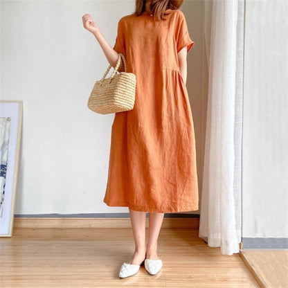 Women's Elegant Short Sleeve Summer Dress