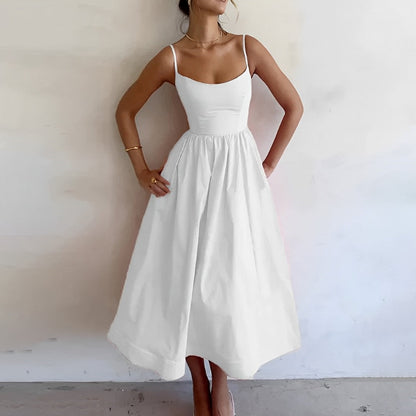 Michele Women's Midi Summer Dress - Vonnera