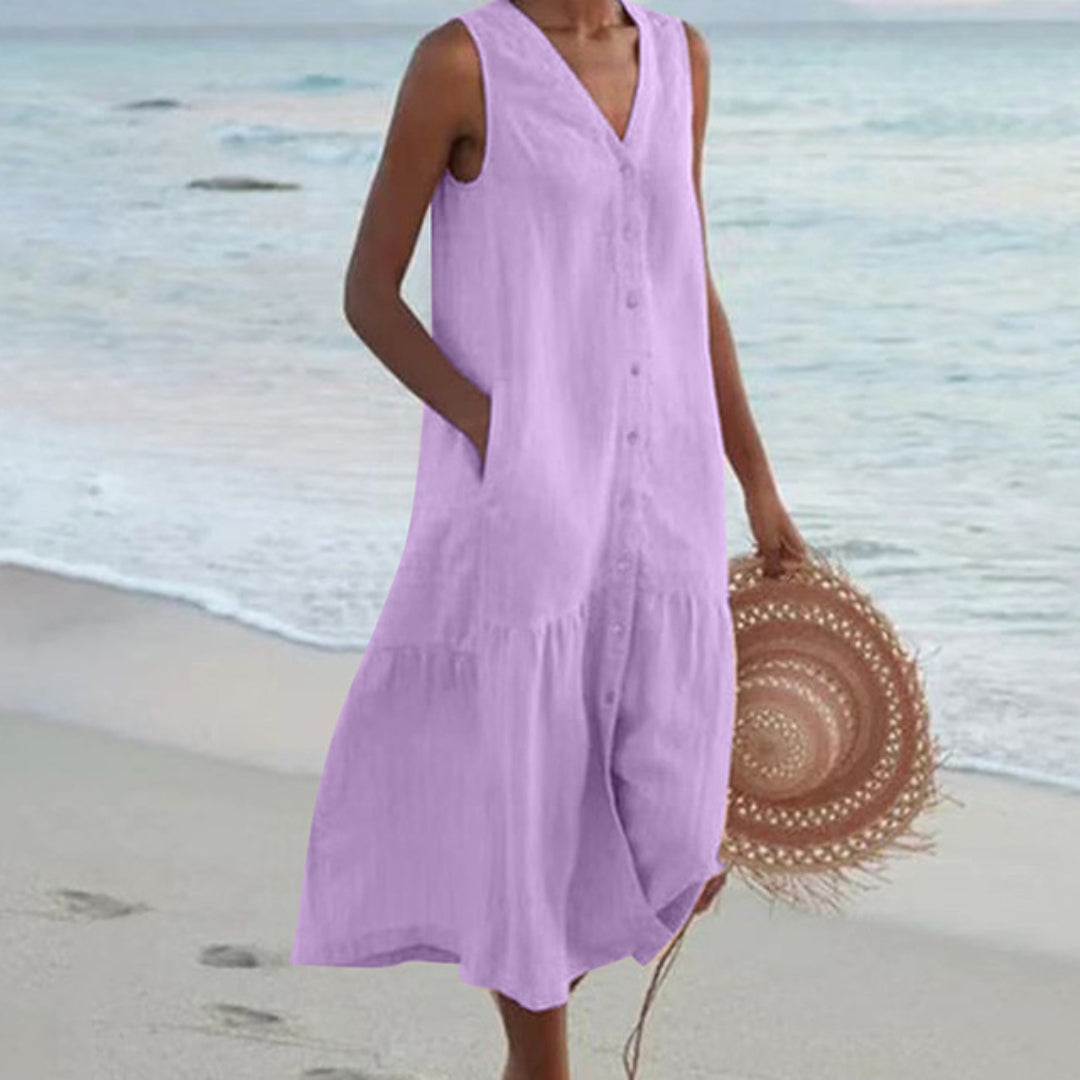 Lynne Women's Sleeveless Midi Dress